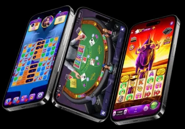 WinPKR games lobby with slots, poker, live casino and sports betting